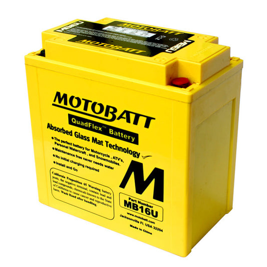 Batería Motobatt MB16U QUADFLEX AGM