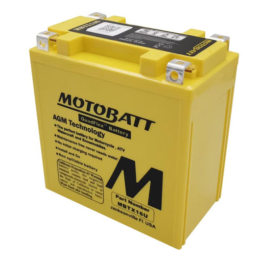Batería Motobatt MBTX16U QUADFLEX AGM